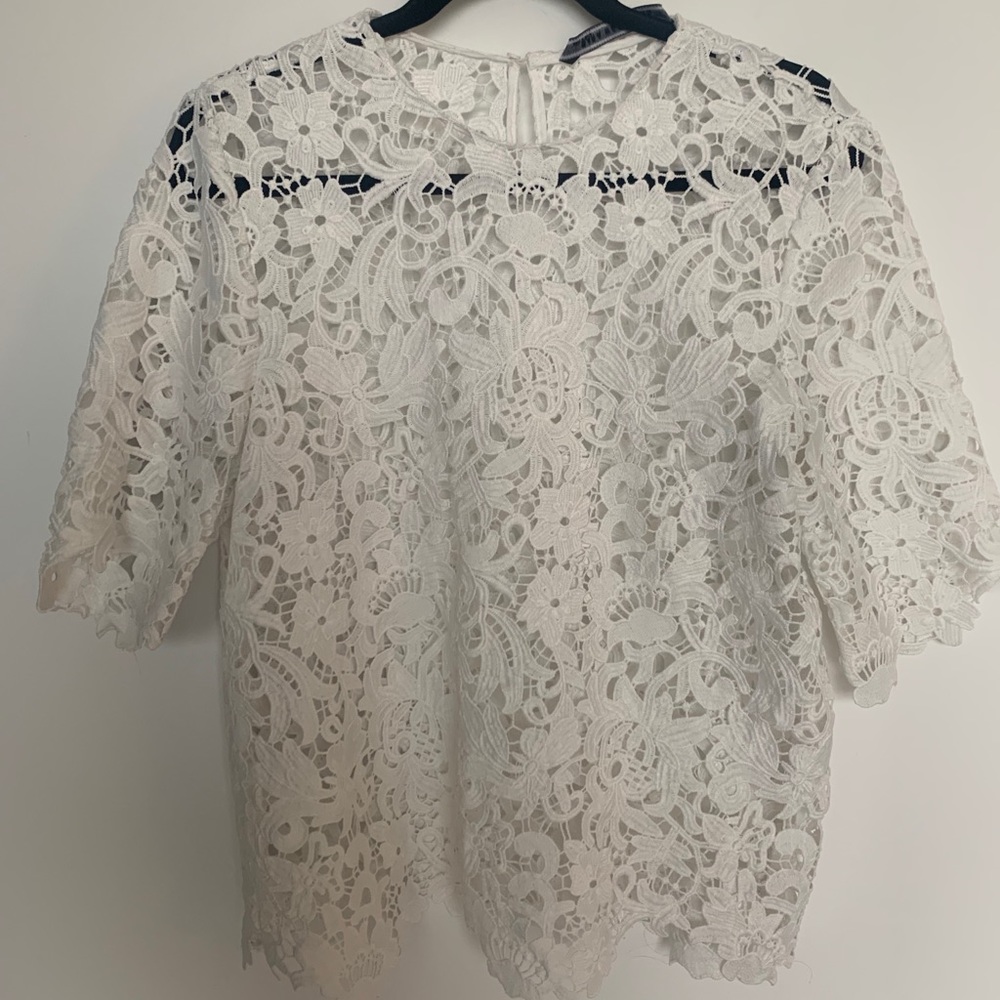 White Lace Blouse